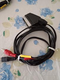 Presa Scart 2 Rca Audio Out Rosso E Video Out Gial