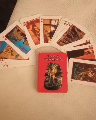 Carte da gioco vintage Antico Egitto 