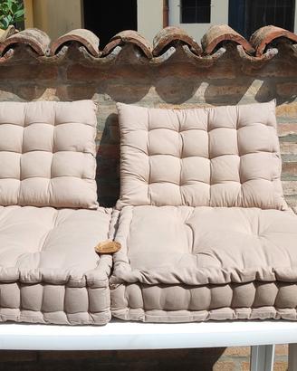 Cuscini pallet nuovi mai utilizzati color beige 