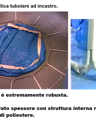 PISCINA  "Tonda" Ø4 mt H=1mt + POMPA +SCALA