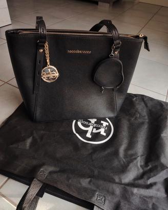 Borsa Tote Roccobarocco nera nuova
