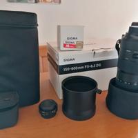 Sigma 150-600 mm F 5-6.3 DG (S) + TC-1401