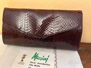 Borsa in pitone autentico