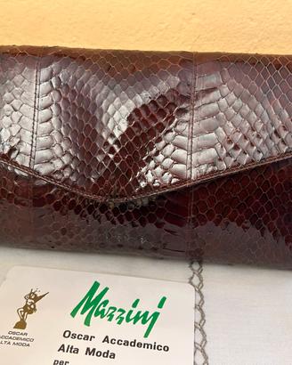 Borsa in pitone autentico