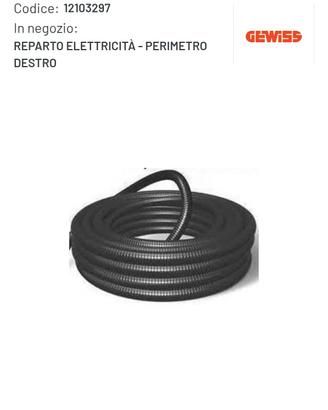 forassite / corrugato ∅32 quasi 50 m