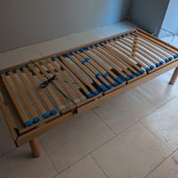 Rete elettrica singola motorizzata doghe in legno