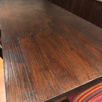 Tavolo rustico in legno massello+7 sedie+panca