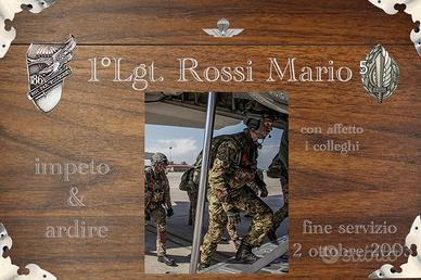 Crest personalizzabile 186 ° paracadutisti FOLGORE