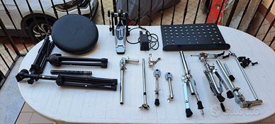 Lotto Accessori Batteria: Pedale Cassa Tamburo, Sg
