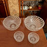 Servizio in cristallo da insalata o macedonia