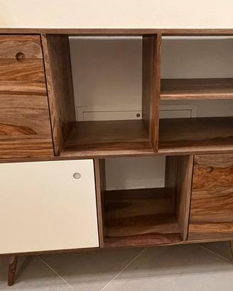 Mobile contenitore in legno stile moderno