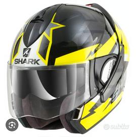 casco modulare apribile shark evoline  3 strelka 