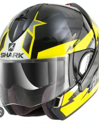 casco modulare apribile shark evoline  3 strelka 