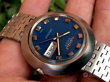 Kienzle Ufo Diplomat Automatic Rare Dial Cal.Eta