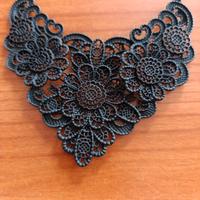 Collana Dark Gothic metallo nero Lolita Coquette