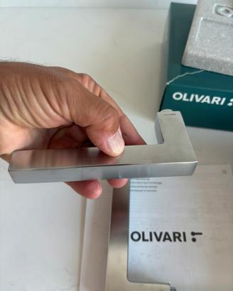 Maniglia Olivari ABC cromo satinato nuova