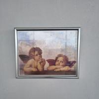 Quadro Cherubini Madonna Sistina - Riproduzione