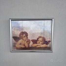 Quadro Cherubini Madonna Sistina - Riproduzione