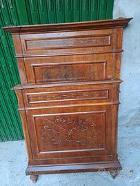 Letto in legno Liberty