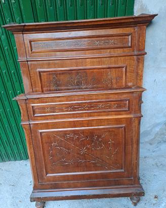 Letto in legno Liberty