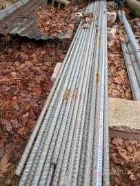 Palo bacchetta paletti di ferro zincato 4.00 metro