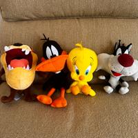 Set di 4 Peluche Looney Tunes
