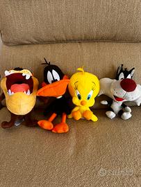 Set di 4 Peluche Looney Tunes