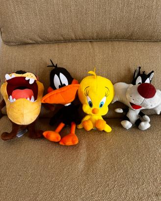 Set di 4 Peluche Looney Tunes