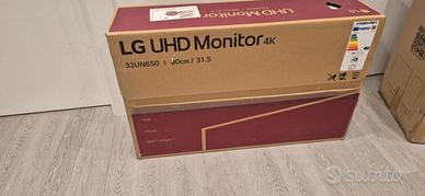 Monitor IPS 4K 32" LG 32UN650