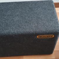 subwoofer hertz hbx25 + amplificatore hertz H210