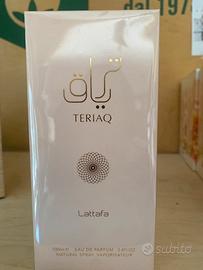 Profumo arabo Teriaq Lattafa