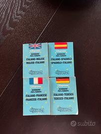 4 Vocabolari inglese spagnolo francese tedesco