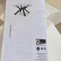 Struttura tavolo Calligaris mod. Mikado