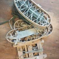 ciaspole antiche in legno 