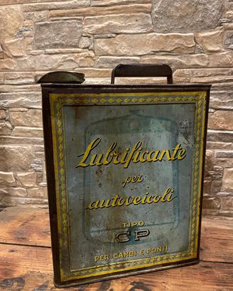 Rara latta olio fiat anni 20