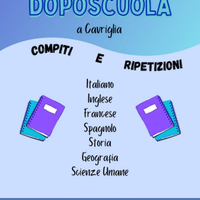 Studentessa per ripetizioni e doposcuola