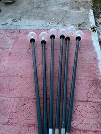 Pali per illuminazione 2 mt .