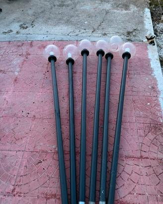 Pali per illuminazione 2 mt .