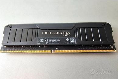 RAM DDR4 CRUCIAL BALLISTIX MAX 16 GB 2X8 4400 MHZ
