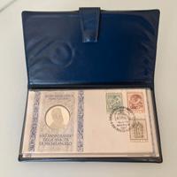 Medaglia+francobollo Primo giorno 500°anniversario