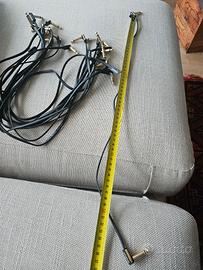 Lotto 9 Cavi Patch EBS Premium Gold 58cm