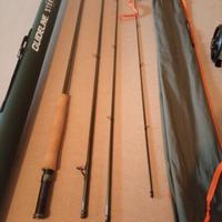 Canna da pesca a mosca marca Guideline 9' #5 