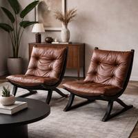 Poltrone vintage in pelle – Westnofa (Norvegia) ✨