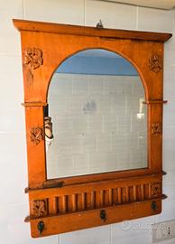 Specchio da parete in legno