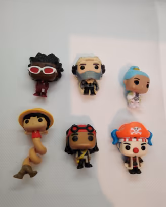 6 personaggi collezione kinder joy one piece 2026 
