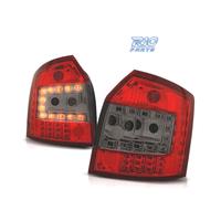 FANALI A LED AUDI A4 B6 AVANT 00-04 ROSSO AFFUMICA