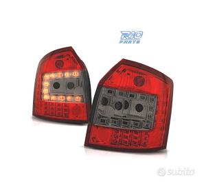 FANALI A LED AUDI A4 B6 AVANT 00-04 ROSSO AFFUMICA