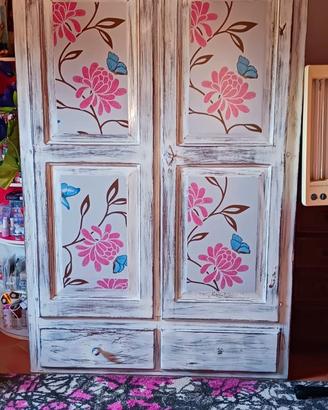 armadio 2 ante,shabby