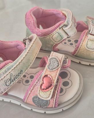 Sandali Chicco rosa bimba misura 18