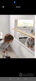 Specchio Montessori in legno bambini